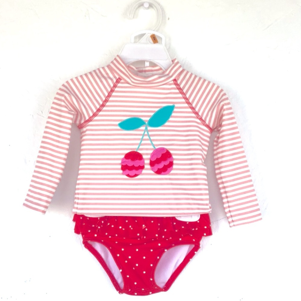 Mini Boden Mixed Sizes Rashguard Swimsuit
